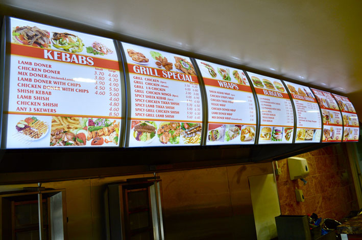 Menu Boards & Directional Signs